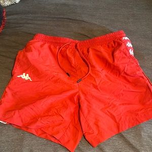 Kappa Mens Red Shorts